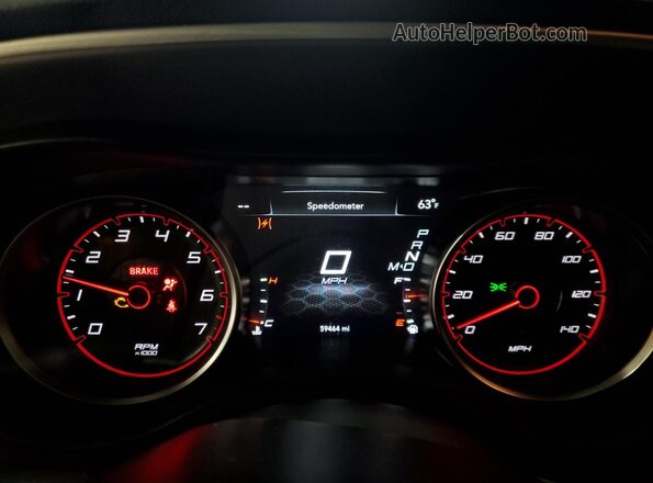 2C3CDXMG3LH249916 2020 DODGE CHARGER Угольный Вид щитка приборов