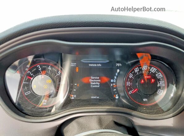 2C3CDZAG0PH641953 2023 DODGE CHALLENGER Gray Vista del cuadro de instrumentos