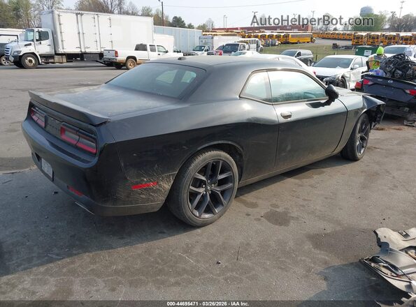 2C3CDZAG1NH143788 2022 DODGE CHALLENGER Черный Задняя правая четверть