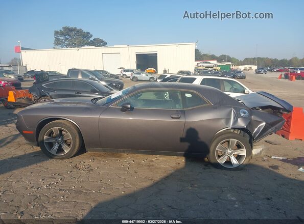 2C3CDZAG2KH674011 2019 DODGE CHALLENGER Серый Вид задней части салона