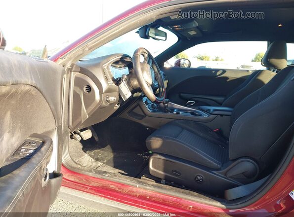 2C3CDZAG2KH750889 2019 DODGE CHALLENGER Темно-бордовый Вид салона спереди
