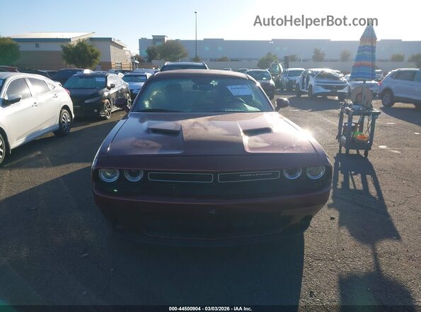 2C3CDZAG2KH750889 2019 DODGE CHALLENGER Темно-бордовый Вид щитка приборов