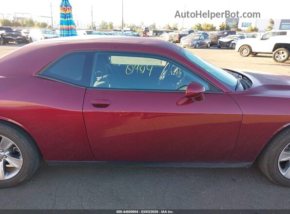 2C3CDZAG2KH750889 2019 DODGE CHALLENGER Темно-бордовый Вид задней части салона