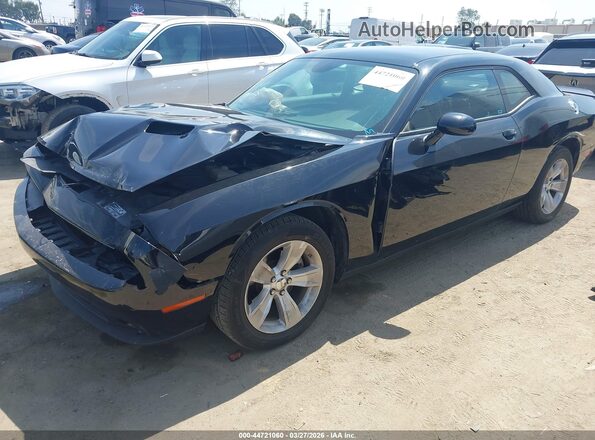 2C3CDZAG2PH553518 2023 DODGE CHALLENGER Черный Передняя левая четверть