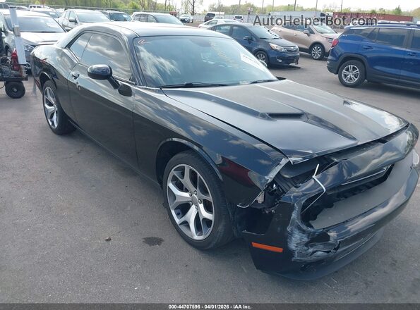 2C3CDZAG4GH349951 2016 DODGE CHALLENGER Черный Передняя правая четверть