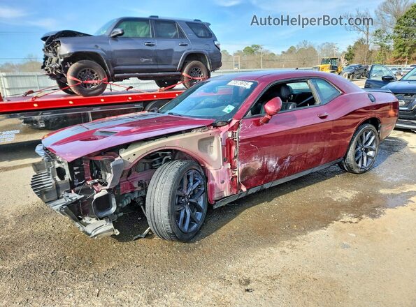 2C3CDZAG4KH521310 2019 DODGE CHALLENGER Бордовый Передняя левая четверть