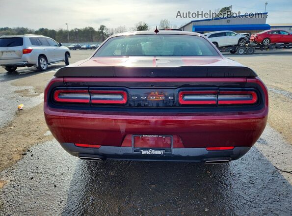 2C3CDZAG4KH521310 2019 DODGE CHALLENGER Бордовый Вид сзади