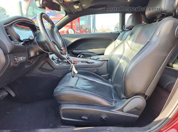 2C3CDZAG4KH521310 2019 DODGE CHALLENGER Бордовый Вид салона спереди