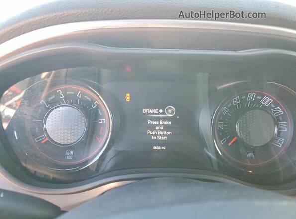 2C3CDZAG5KH735478 2019 DODGE CHALLENGER Черный Вид щитка приборов