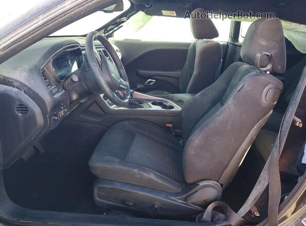 2C3CDZAG5KH735478 2019 DODGE CHALLENGER Черный Вид салона спереди
