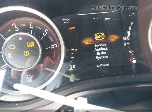 2C3CDZAG6GH164946 2016 DODGE CHALLENGER Красный Вид задних сидений