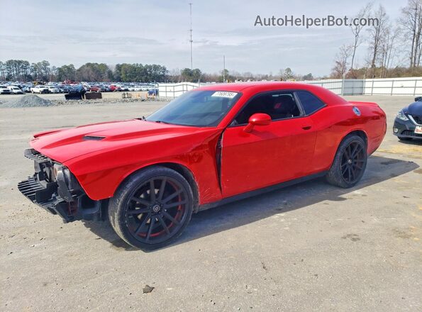 2C3CDZAG6JH325187 2018 DODGE CHALLENGER Красный Передняя левая четверть