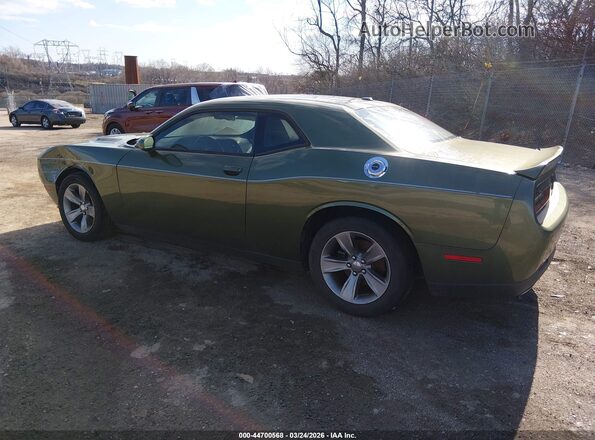 2C3CDZAG6KH570962 2019 DODGE CHALLENGER Зеленый Задняя левая четверть
