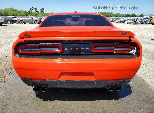 2C3CDZAG8MH577270 2021 DODGE CHALLENGER Orange Հետևի տեսք