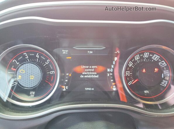 2C3CDZAG8MH577270 2021 DODGE CHALLENGER Orange Սարքավորումների վահանակի տեսք