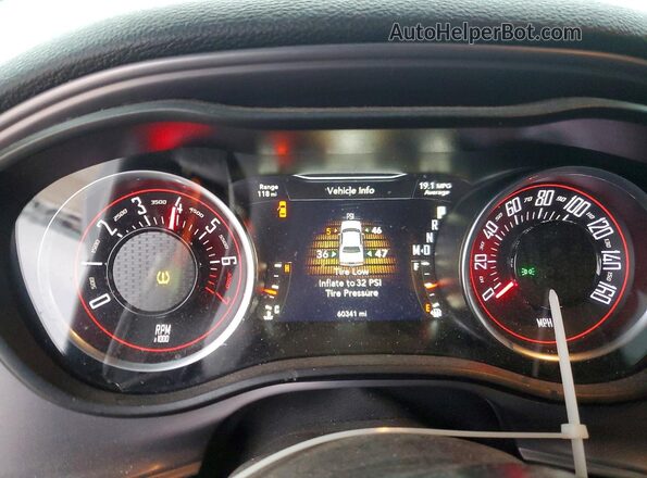 2C3CDZAG8PH526131 2023 DODGE CHALLENGER Белый Вид щитка приборов
