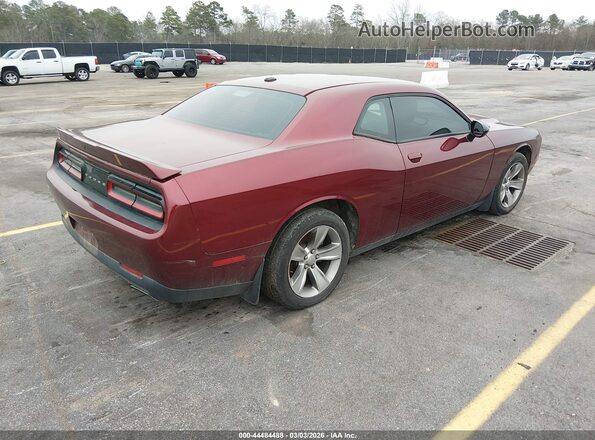 2C3CDZAGXJH255175 2018 DODGE CHALLENGER Maroon Tył prawy