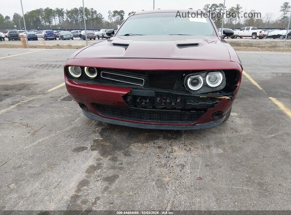 2C3CDZAGXJH255175 2018 DODGE CHALLENGER Maroon Widok z przodu