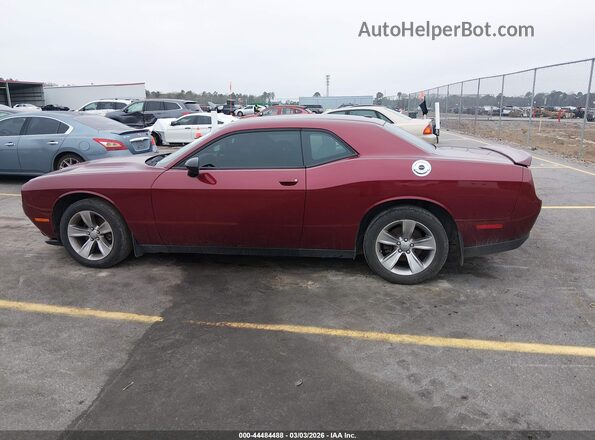 2C3CDZAGXJH255175 2018 DODGE CHALLENGER Maroon Widok wnętrza 360 stopni