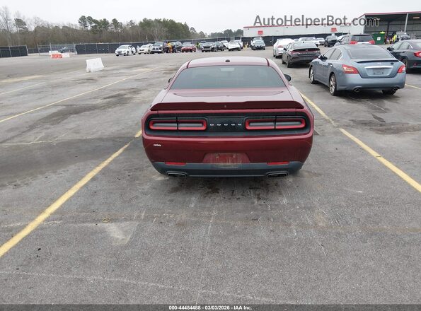 2C3CDZAGXJH255175 2018 DODGE CHALLENGER Maroon 