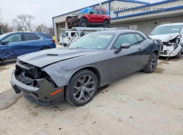 2C3CDZAGXJH339609 2018 DODGE CHALLENGER Серый Передняя левая четверть