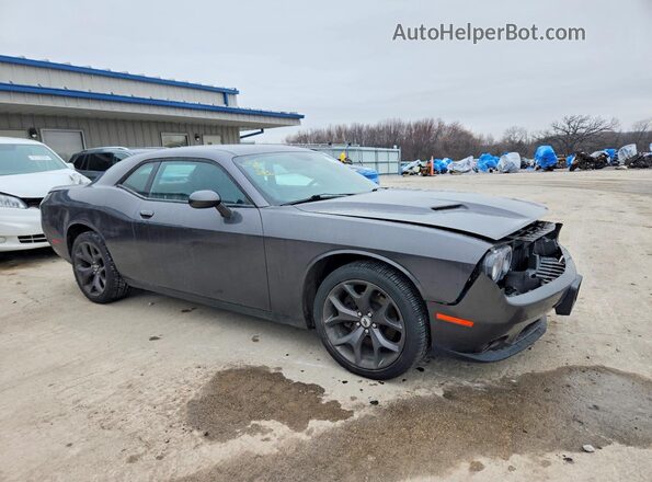 2C3CDZAGXJH339609 2018 DODGE CHALLENGER Серый Передняя правая четверть
