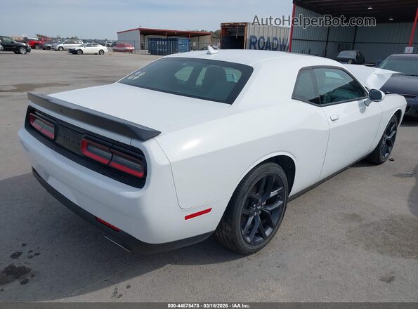 2C3CDZAGXNH100468 2022 DODGE CHALLENGER Белый Задняя правая четверть