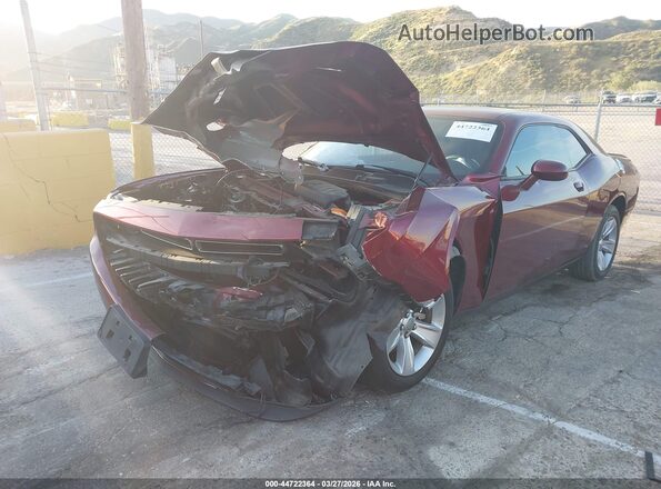 2C3CDZAGXPH602738 2023 DODGE CHALLENGER Красный Передняя левая четверть