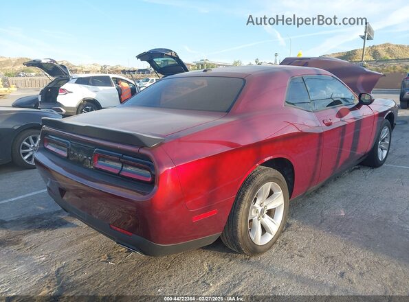 2C3CDZAGXPH602738 2023 DODGE CHALLENGER Красный Задняя правая четверть