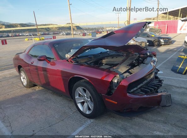 2C3CDZAGXPH602738 2023 DODGE CHALLENGER Красный Передняя правая четверть