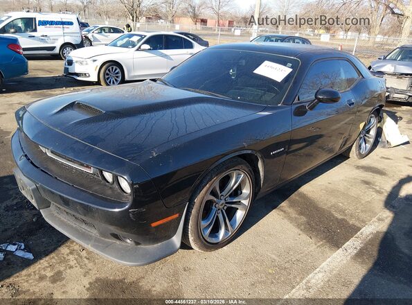 2C3CDZBT3LH118643 2020 DODGE CHALLENGER Черный Передняя левая четверть