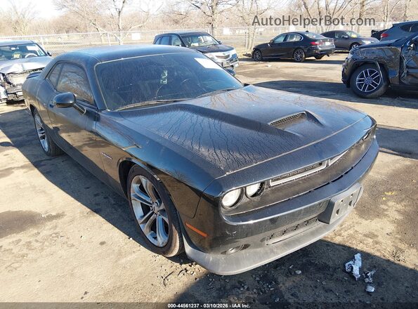 2C3CDZBT3LH118643 2020 DODGE CHALLENGER Черный Передняя правая четверть