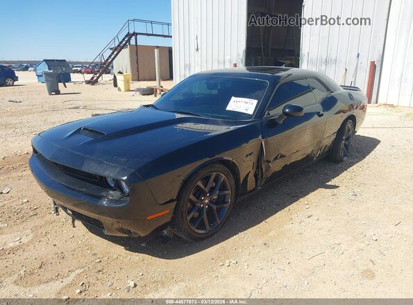 2C3CDZBT3PH597362 2023 DODGE CHALLENGER Черный Передняя левая четверть