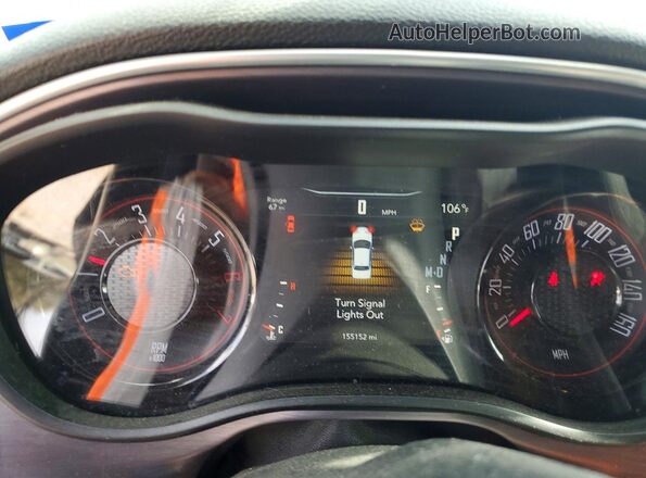 2C3CDZBT4GH300681 2016 DODGE CHALLENGER Черный Вид щитка приборов