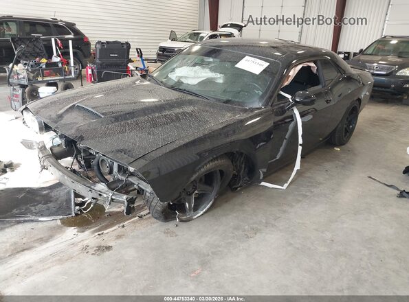 2C3CDZBT7KH511981 2019 DODGE CHALLENGER Черный Передняя левая четверть