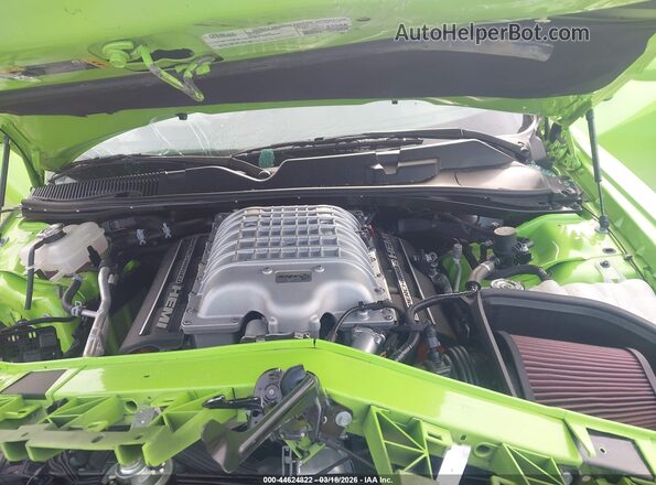2C3CDZC90PH633107 2023 DODGE CHALLENGER Зеленый Вид сзади