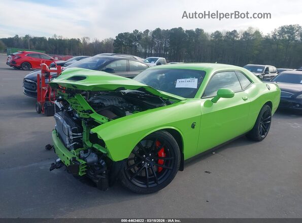 2C3CDZC90PH633107 2023 DODGE CHALLENGER Зеленый Передняя левая четверть