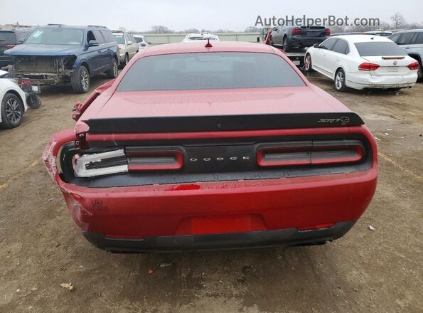 2C3CDZC93GH152882 2016 DODGE CHALLENGER Красный Вид сзади