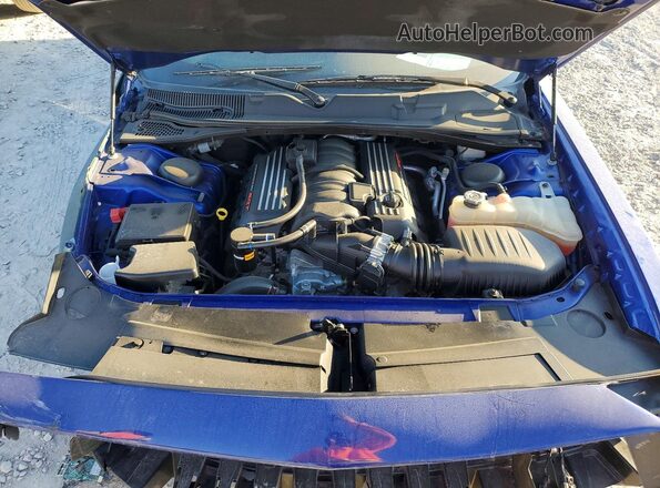 2C3CDZFJ0MH645081 2021 DODGE CHALLENGER Синий Вид задней части салона