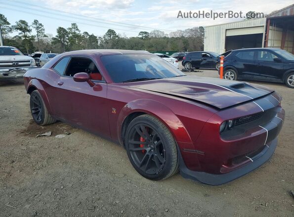 2C3CDZFJ1NH155508 2022 DODGE CHALLENGER Burgundy Передня права чверть