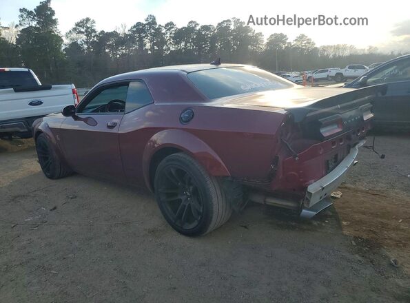 2C3CDZFJ1NH155508 2022 DODGE CHALLENGER Burgundy Задня ліва чверть