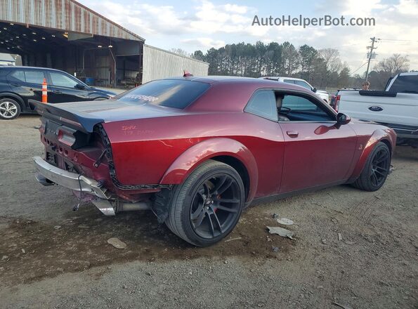 2C3CDZFJ1NH155508 2022 DODGE CHALLENGER Burgundy Задня права чверть