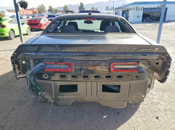 2C3CDZFJ2MH537657 2021 DODGE CHALLENGER Black უკანა ხედი