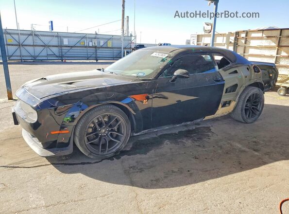 2C3CDZFJ2MH537657 2021 DODGE CHALLENGER Black წინა მარცხენა ხედი სამი მეოთხედიდან