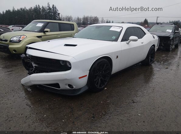 2C3CDZFJ3JH127610 2018 DODGE CHALLENGER Белый Передняя левая четверть