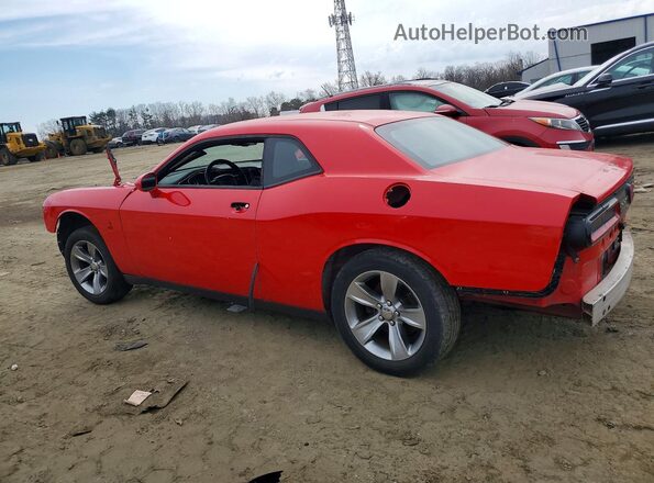 2C3CDZFJ3KH525627 2019 DODGE CHALLENGER Красный Задняя левая четверть