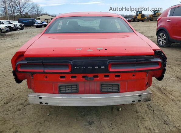 2C3CDZFJ3KH525627 2019 DODGE CHALLENGER Красный Вид сзади
