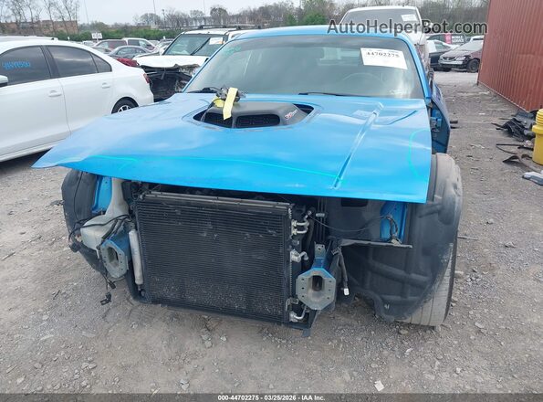 2C3CDZFJ4GH100568 2016 DODGE CHALLENGER Light Blue Вид спереди