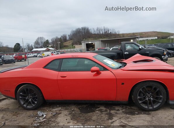 2C3CDZFJ5NH254297 2022 DODGE CHALLENGER Orange Vista interior trasera