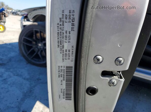 2C3CDZFJ6KH684383 2019 DODGE CHALLENGER Черный Вид наклейки с VIN-кодом
